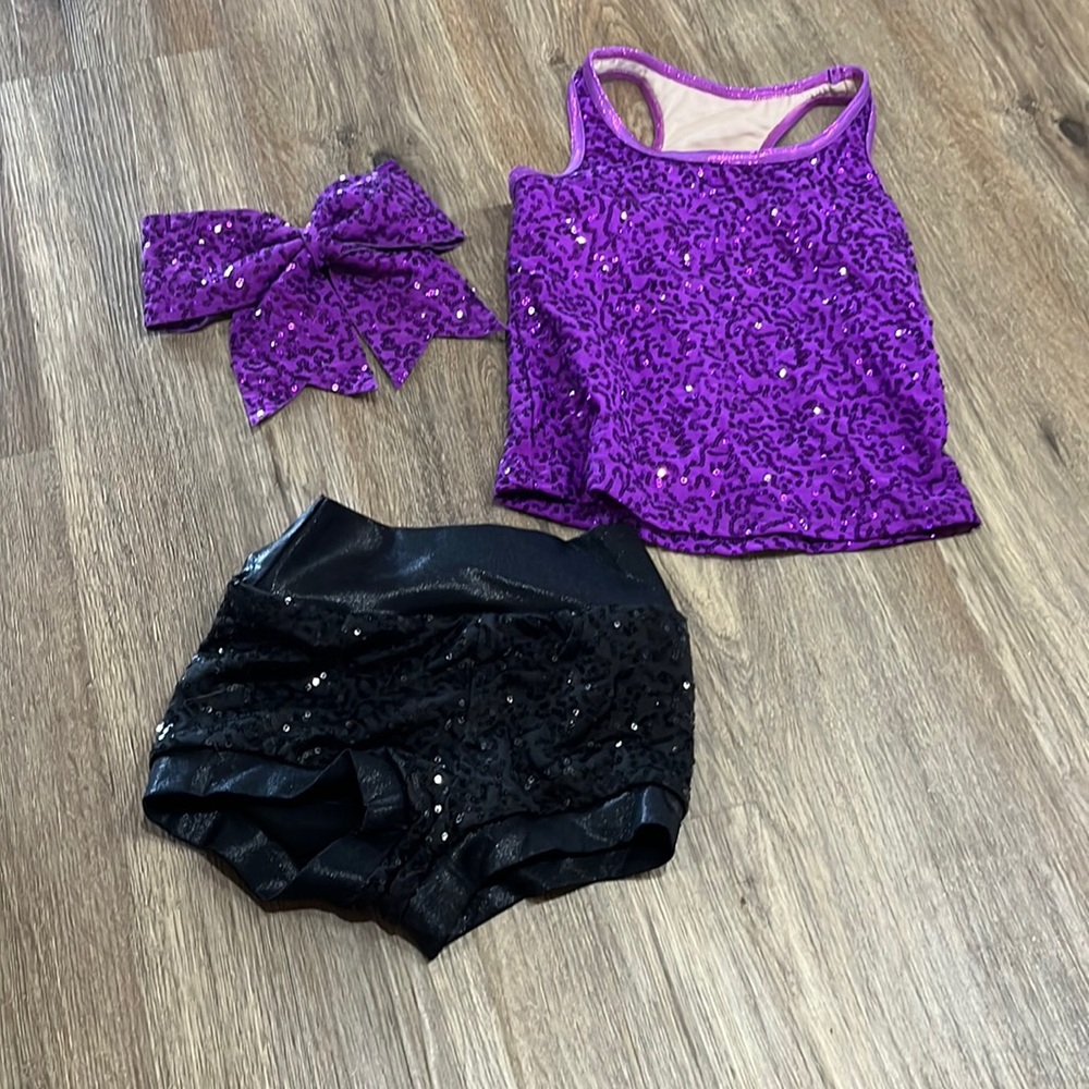 Purple dance wear!
